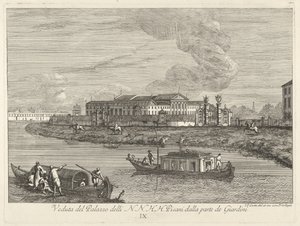 View of the Villa Pisani by Giovanni Francesco Costa