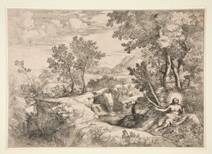 Mary Magdalene in a Landscape