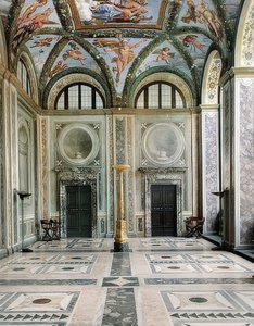 The Loggia of Amor and Psyche, West Side of the Villa la Farnesina, Ground Floor. Around 1517 by Giovanni Francesco Penni