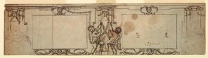 Project for Carved Panelling, 1650 by Giovanni Francesco Romanelli
