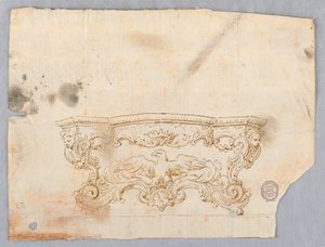Design for a Console Table by Giovanni Giardini