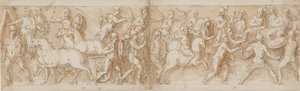 32 Copies after Marcus Aurelius Column, Piazza Colonna in Rome by Giovanni Guerra