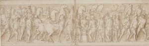Captured Women are Taken Away (end of LXXIII); Parade of the Lifeguards (LXXIV); Marcus Aurelius Sacrifices at an Altar (LXXV); Marcus Aurelius Watches an Attack (beginning of LXXVI)