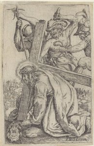Christ Collapsing Under the Weight of the Cross by Giovanni Guidotti