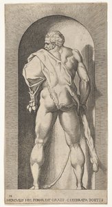 Plate 15: Hercules Standing in a Niche, Wearing a Lion Skin and Holding a Club