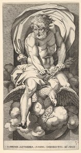 Plate 3: Jupiter Emerging from a Niche, Riding an Eagle and Holding a Thunderbolt