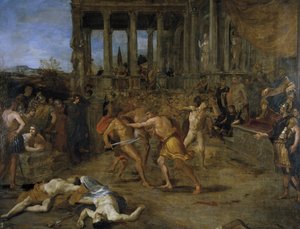 Gladiator Fights by Giovanni Lanfranco