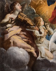 The Musical Angels by Giovanni Lanfranco