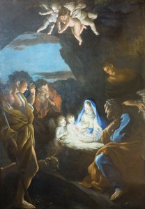 Nativity by Giovanni Lanfranco
