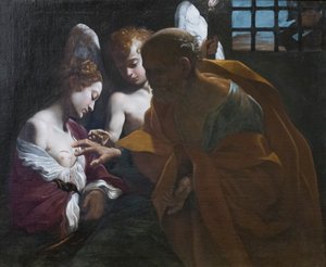 Saint Peter Healing Saint Agatha in Prison