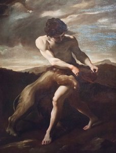 Samson Killing the Lion