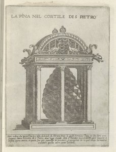 The Pine Cone at the Vatican by Giovanni Maggi