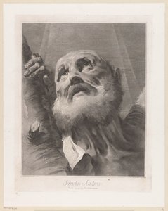 Apostle Andrew by Giovanni Marco Pitteri