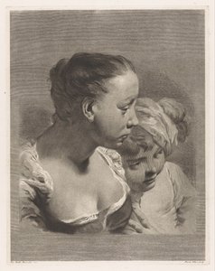 Busts of a Girl and a Boy