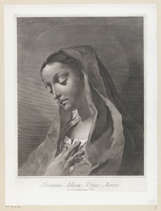 Mary (Trinitatis Delicia Virgo Maria) by Giovanni Marco Pitteri