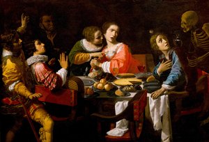 Death Comes to the Banquet Table Memento Mori