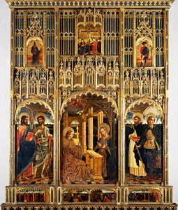 Annunciation and Saints, altarpiece