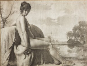 Female Nude by Giovanni Muzzioli