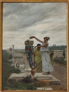 Honour to the Heroes (a rite in ancient Greece) by Giovanni Muzzioli