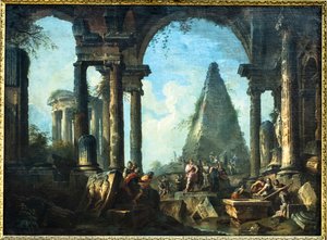 Alexander the Great in Front of Achilles