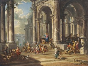 Christ Driving the Money Changers from the Temple