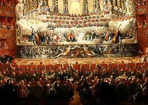 Concert given by Cardinal de La Rochefoucauld at the Argentina Theatre in Rome, in Celebration of the Marriage of Louis the Dauphin to Marie-Josephe of Saxony