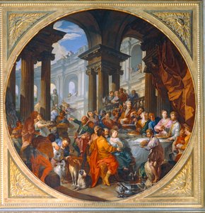 Feast Given Under an Ionic Portico