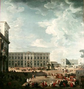 View of the Piazza del Quirinale, Rome