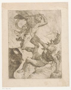 Archangel Michael Fighting the Devil by Giovanni Pietro Possenti