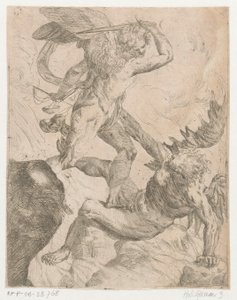 Archangel Michael in Battle with the Devil