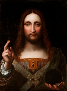 Cristo Salvator Mundi by Giovanni Pietro Rizzoli Giampietrino