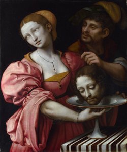 Salome. Oil on wood by Giampietrino (ca 1510-1520) by Giovanni Pietro Rizzoli Giampietrino