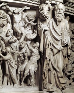 Detail of the Reliefs of the Chair by Giovanni Pisano