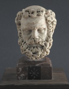 Head of a Bearded Man by Giovanni Pisano