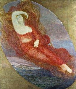 Goddess of Love by Giovanni Segantini