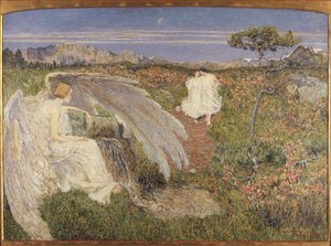 Love at the Fountain of Life by Giovanni Segantini
