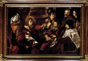 Christ and the Doctors by Giovanni Serodine