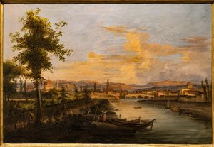View of the Arno, c.1850