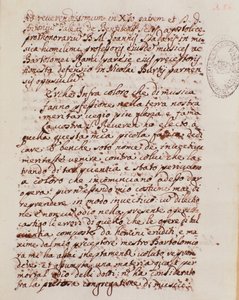 Handwritten Page of a Treaty of Music by Giovanni Spataro by Giovanni Spataro