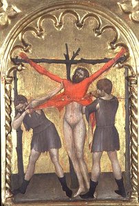 Christ on the Cross (detail) by Giovanni da Milano