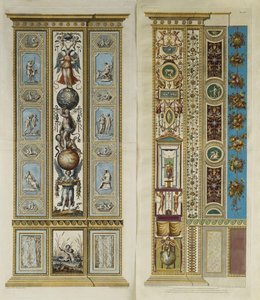 Arabesque Decorations in the Vatican Loggia by Giovanni da Udine (after)