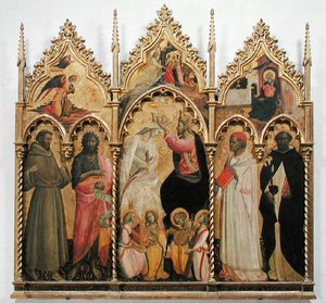 Coronation of the Virgin with Saints, c.1420 by Giovanni dal Ponte