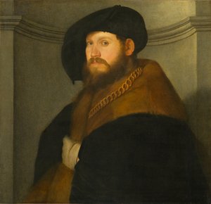 Portrait of a Gentleman Wearing a Gold Chain