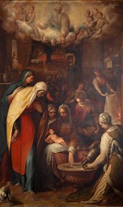 The Nativity of the Blessed Virgin Mary by Giovanni de Vecchi