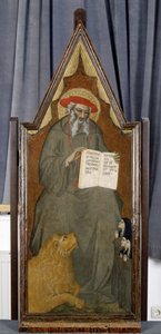 St. Jerome with Lion and Three Praying Nuns