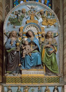 The Virgin and Child with Saint Madeleine and Saint John Evangelist
