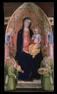 The Virgin and Child Enthroned with Attendant Angels