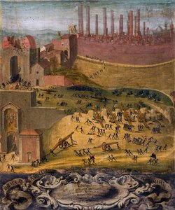 The Victory of Porta Camollia at Siena of 1526 by Giovanni di Lorenzo Cini