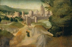Scenes from a Legend, probably c. 1515-1520 by Giovanni di Lorenzo Larciani