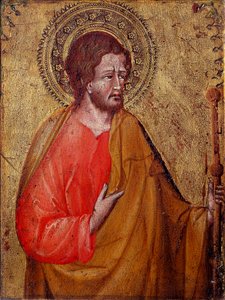 Representation of Saint James the Pilgrim by Giovanni di Paolo